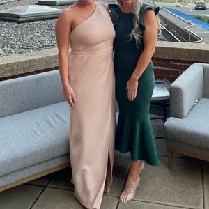 DYLAN SATIN CHARMEUSE MAXI DRESS